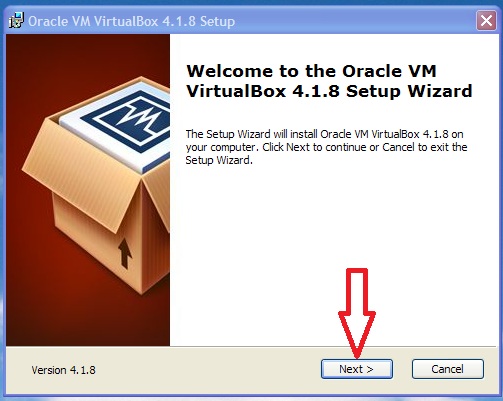 Мастер установки программы виртуализации VirtualBox